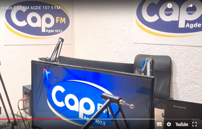 Visite Locaux CAP FM AGDE 107.5 FM